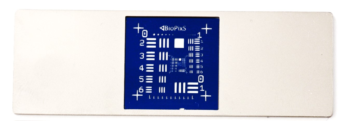 Multi-purpose negative test target – high resolution, USAF group 0 to 8